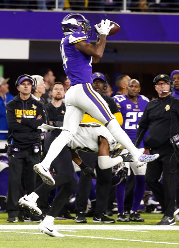 Viking Stefon Diggs' famous catch in 2017's NFC divisional round over Saints free safety Marcus Williams, leading to the game winning touchdown.