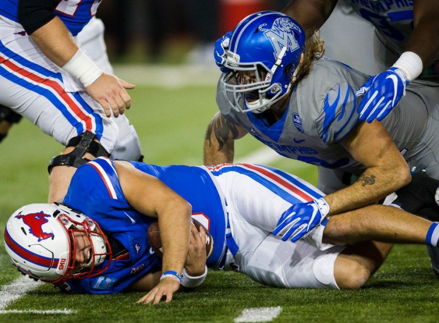 The last time Memphis and SMU met, the SMU QB felt the pressure.
