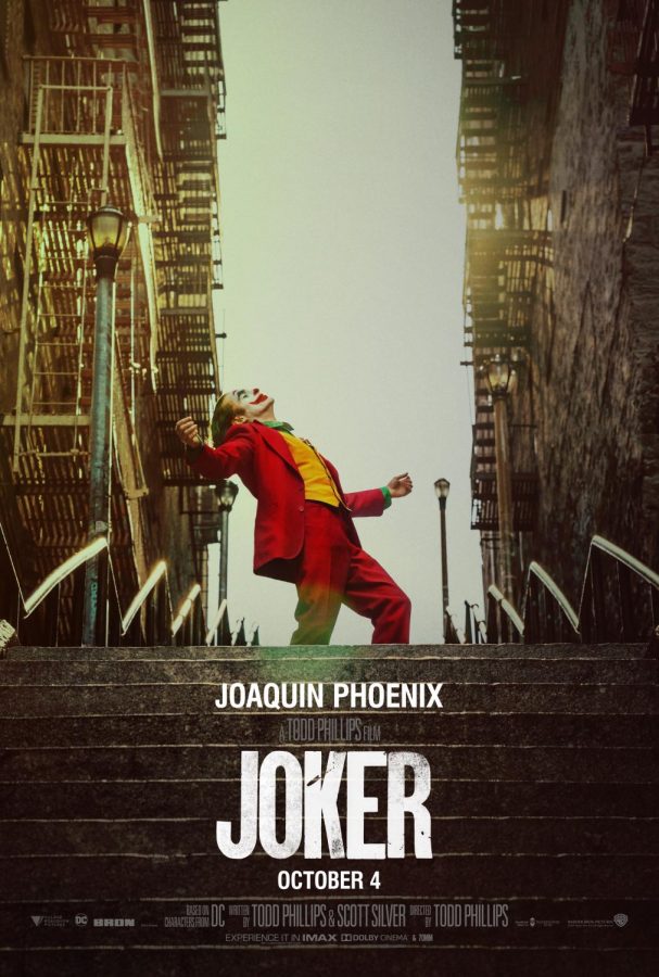 The+poster+for+Joker.+After+it+won+the+best+film+award+at+the+Venice+Film+Festival%2C+Oscar+buzz+started+to+surface.