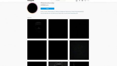 #Blackouttuesday posts on Instagram from over the summer.