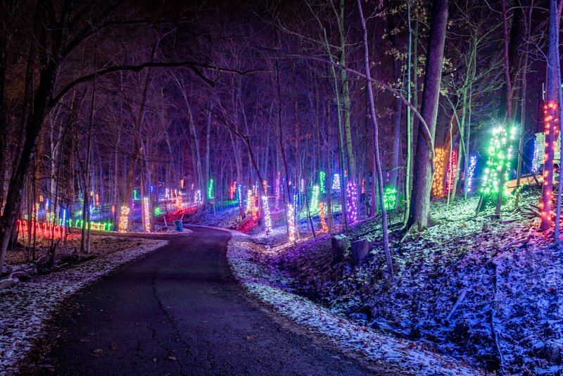 Lucy Depp Park Light Show Opens Up for Winter