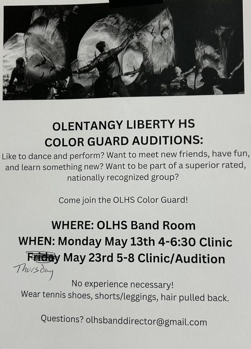 Auditioning for OLHS Color Guard