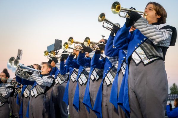 Navigation to Story: Liberty Marching Band Performs at States