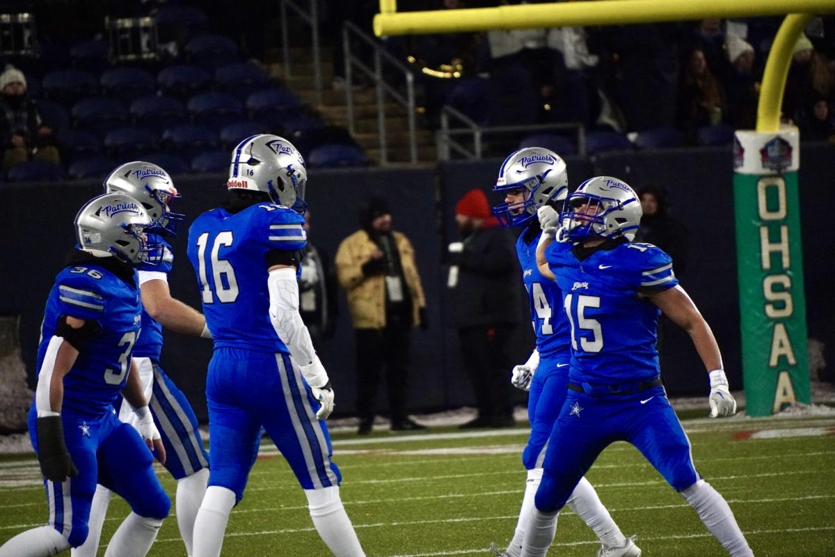 Junior defensive back Luke Mulder ecstatic after forcing a fumble. This was the second fumble caused by Liberty. "[I'm] still in shock," Mulder said. "Put in the work and success will come your way."