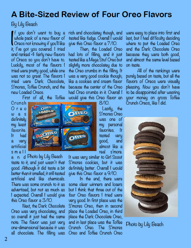 Review of Oreos