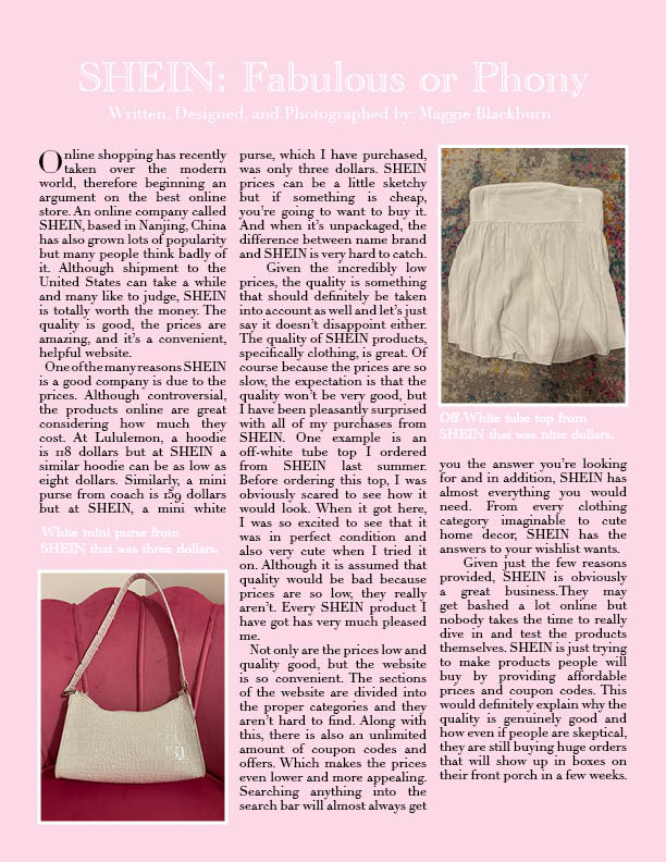 SHEIN: Fabulous or Phony
