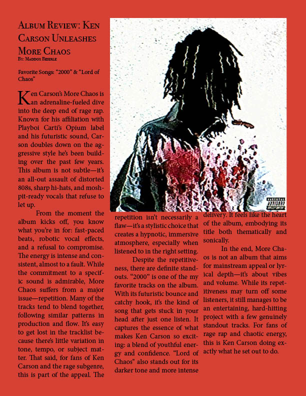 Album Review: Ken Carson Unleashes More Chaos