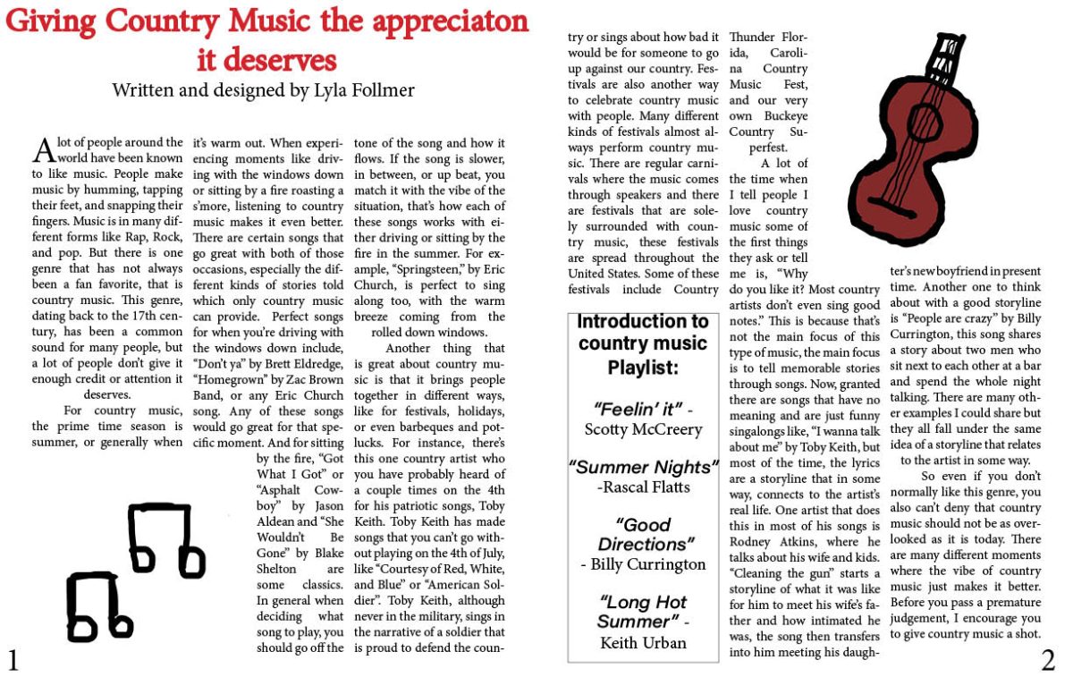 Giving Country music the appreciation it deserves