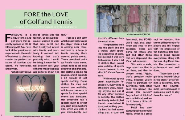 Navigation to Story: FORE the LOVE of Golf and Tennis