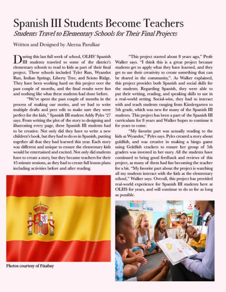 Navigation to Story: Spanish III Students Become Teachers