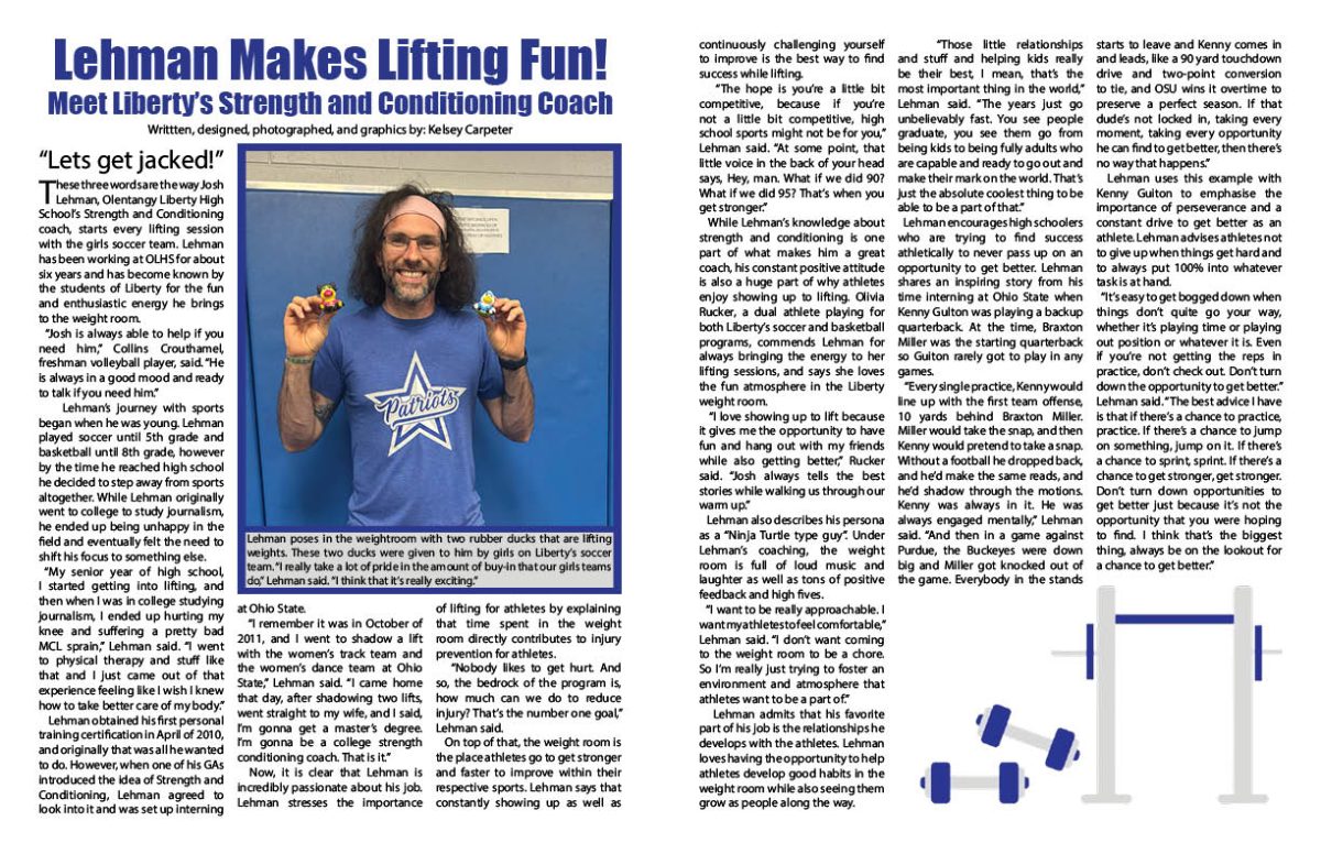 Lehman Makes Lifting Fun